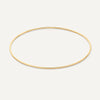 14 Karat Gold Slim Tube Stacker Bangle - 1