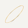 14 Karat Gold Slim Tube Stacker Bangle - 5