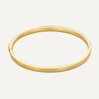 14 Karat Gold Statement Bangle - 1