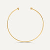 14 Karat Gold Sphere Cuff Bangle - 7