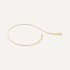 Oro de 14 Quilates Thin Snake Chain Bracelet - 6