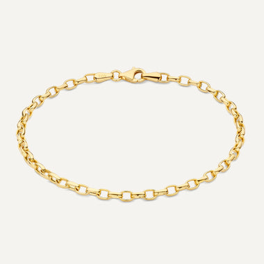 14 Karaat Goud Bold Anchor Chain Bracelet - 1
