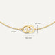 Pulsera de Eslabones Infinity Ancha