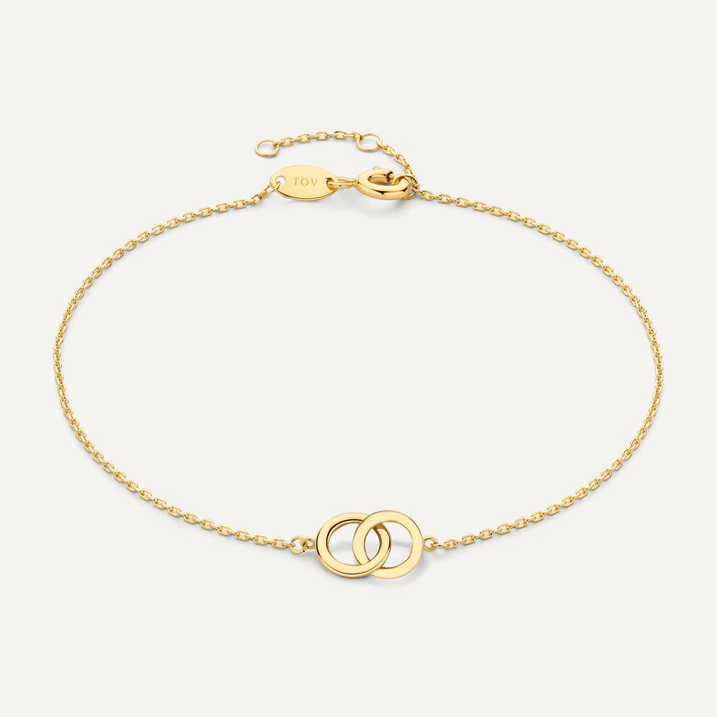 Pulsera de Eslabones Infinity Ancha