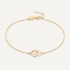 Bred Linked Infinity Armbånd