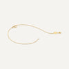 Oro de 14 Quilates Pulsera de Eslabones Infinity Ancha - 6