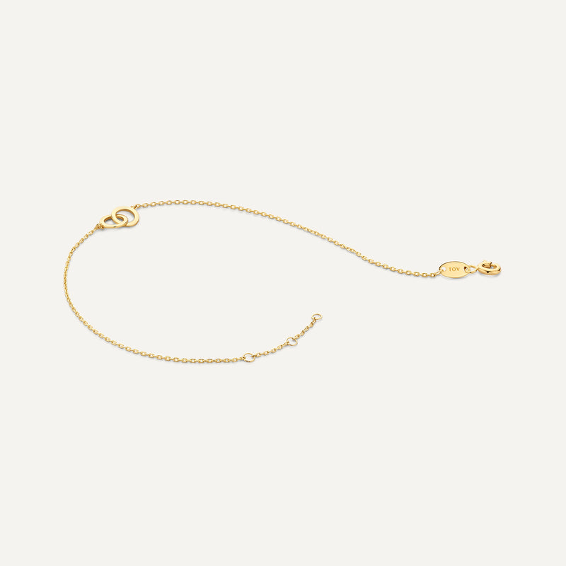 Pulsera de Eslabones Infinity Ancha