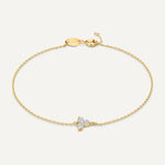 Pulseira de Lótus com Zircónia Cúbica