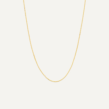 14 Karat Gold Essential Link Chain Necklace - 1