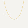 14 Karat Gold Stationed Spheres Essential Necklaces Set - 6