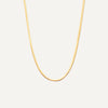 585er Gold Herringbone Gliederhalskette - 1