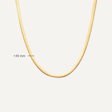 18 Karat Gold Herringbone Set - 4