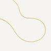 585er Gold Serpentine Gliederhalskette - 6