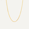 585er Gold Serpentine Gliederhalskette - 1