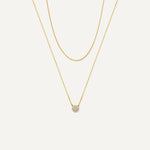 Set de Colliers Rond Zircon Baby Curb