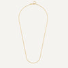 14 Karat Gold Baby Curb Chain Necklace - 10