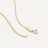 14 Karat Gold Baby Curb Chain Necklace - 9