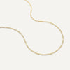 14 Karaat Goud Figaro Schakelketting - 6