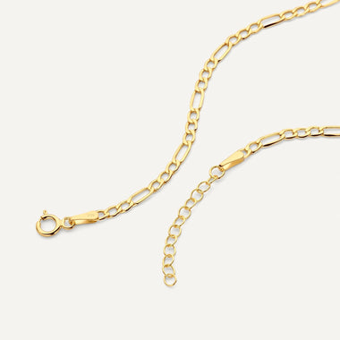 14 Karat Gold Figaro Chain Necklace - 8