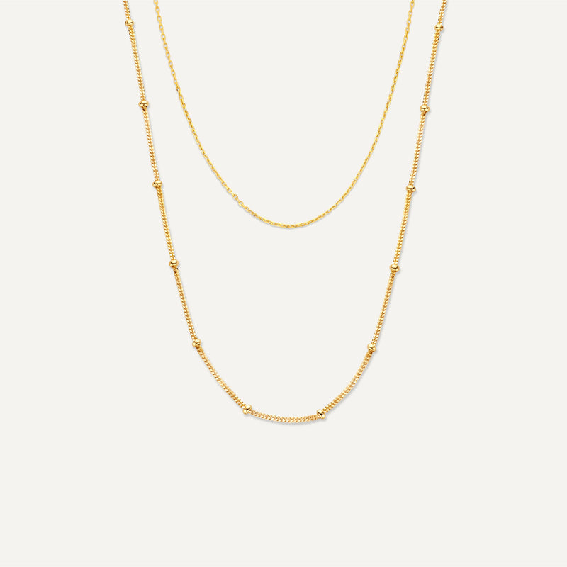 Stationed Spheres Essential Necklaces Set