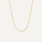 Stationed Spheres Necklace