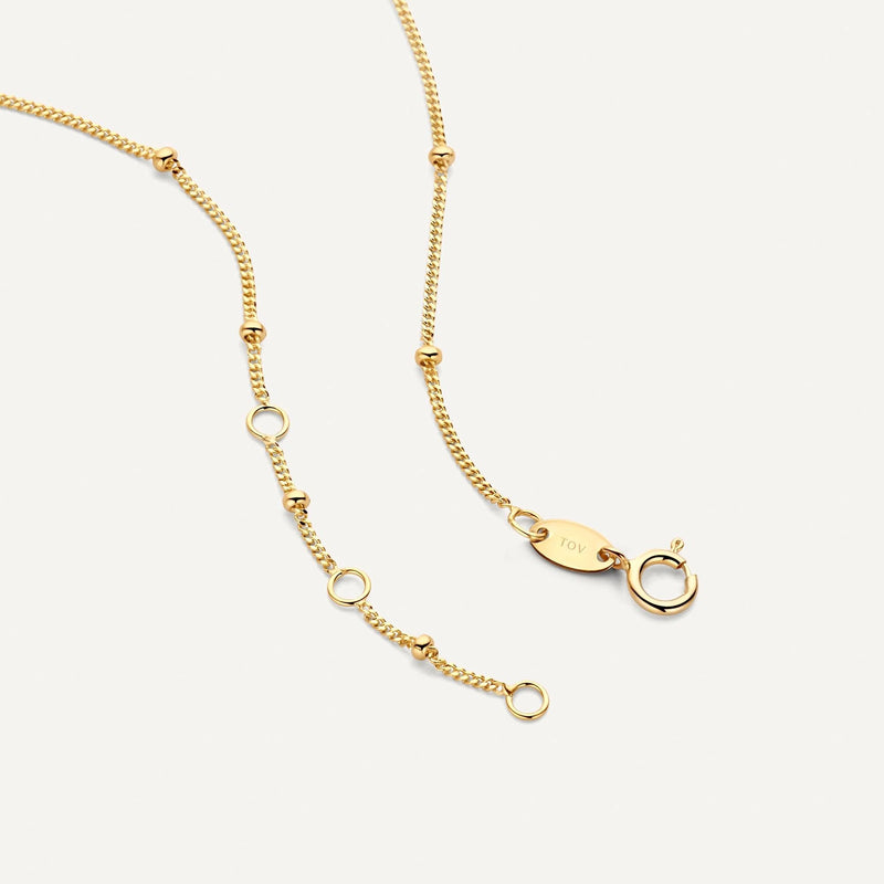 Stationed Spheres Necklace