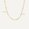 585er Gold Stationed Kugeln Sets - 6
