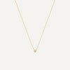 14 Karaat Goud Bezel Set Zirkonia Set - 5