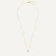 Bezel Set Cubic Zirconia Pendant Necklace