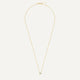 Bezel Set Cubic Zirconia Pendant Necklace