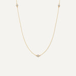 Collier Satellite Bezel Zircon