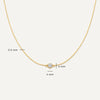 14 Karat Gold Satellite Bezel Set Cubic Zirconia Set - 6