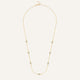 Stationed Bezel Set Cubic Zirconia Necklace