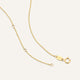 Stationed Bezel Set Cubic Zirconia Necklace