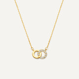 Pavé Zirkonia Linked Infinity