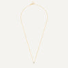 14 Karat Gold Round Cut Cubic Zirconia Pendant Necklace - 11