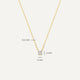 Round Cut Cubic Zirconia Pendant Necklace