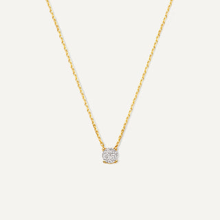 Round Cut Zirkonia Pendant Ketting