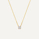 Round Cut Cubic Zirconia Pendant Necklace