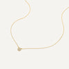 14 Karaat Goud Ronde Zirkonia Baby Curb Kettingen Set - 8