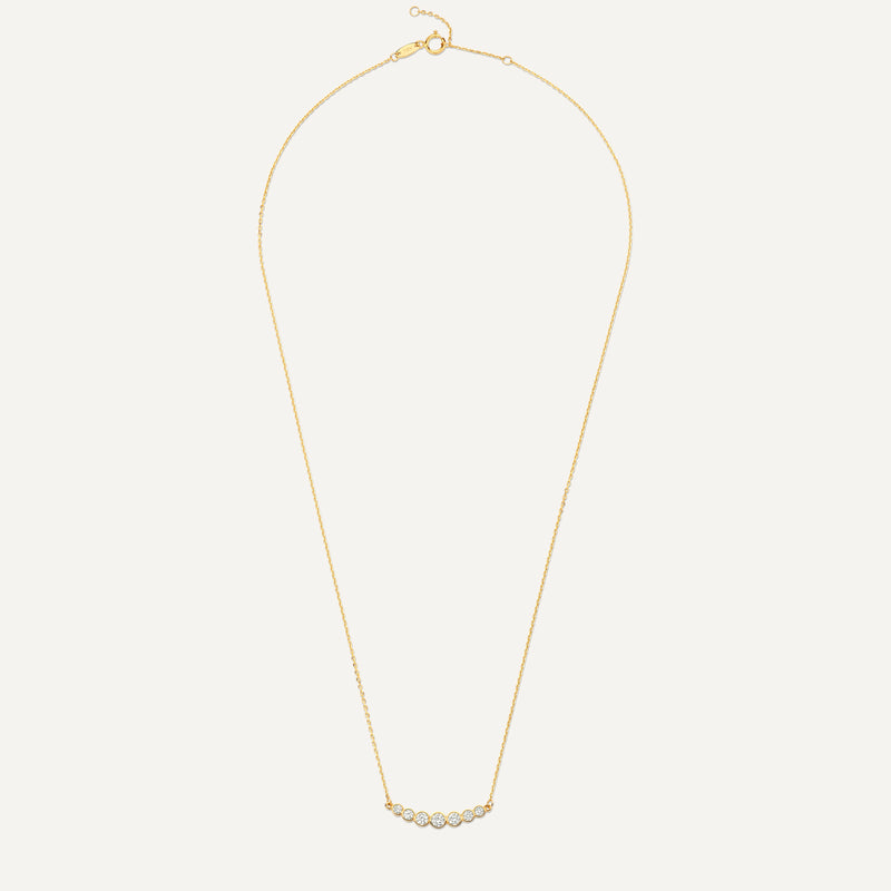 Cubic Zirconia Trail Necklace