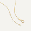 14 Karat Gold Cubic Zirconia Trail Necklace - 9