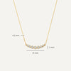 14 Karaat Goud Zirkonia Trail Set - 7
