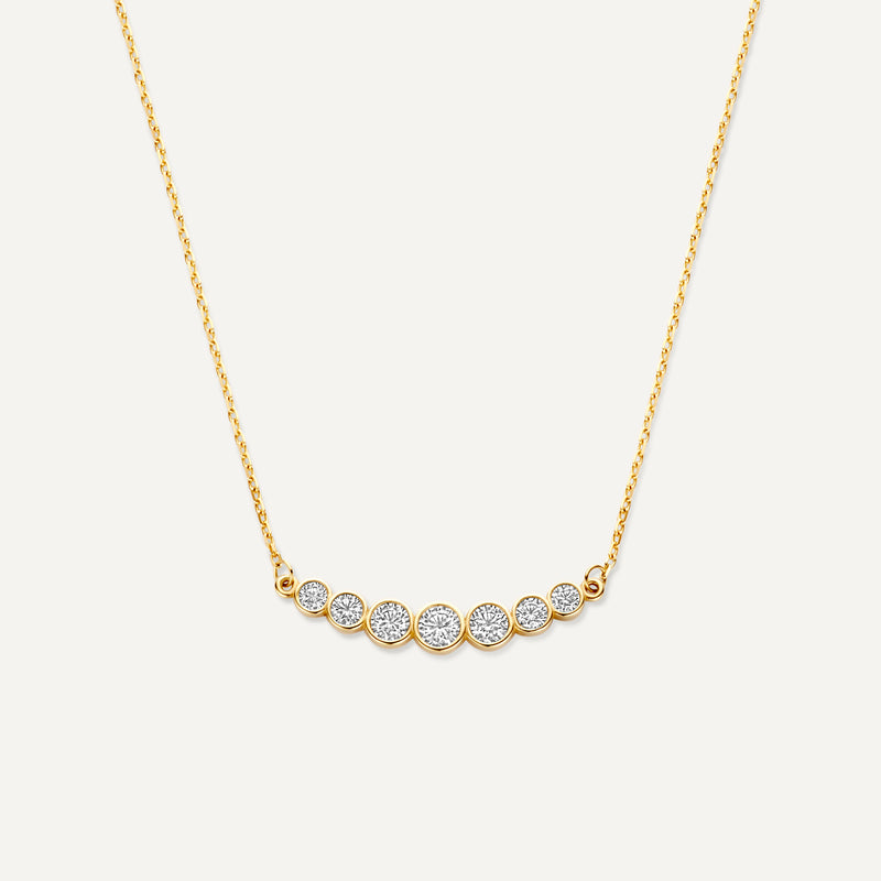 Cubic Zirconia Trail Necklace