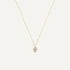 14 Karaat Goud Zirkonia Bloemen Set - 5