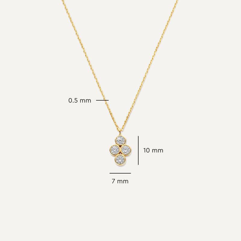Set de Colliers Fleur Essential Zircon