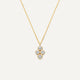 Zirkonia Bloem Pendant Ketting