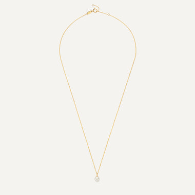 14 Karat Gold Pearl Pendant Necklace - 11