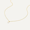 14 Karaat Goud Parel Pendant Ketting - 8