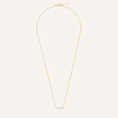 14 Karat Gold Threaded Pearl Necklace - 11